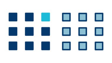 Menü Simgesi vektörü beyaz arkaplanda izole edildi. Web menü simgesi