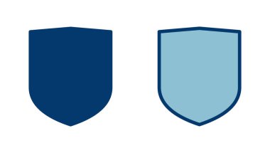 Kalkan vektör simgesi beyaz arkaplanda izole edildi. Koruma ikonu vektörü. Güvenlik vektör simgesi