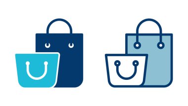 Alışveriş poşeti ikon vektörü beyaz arkaplanda izole edildi. Alışveriş poşeti vektör simgesi. Sepet simgesi