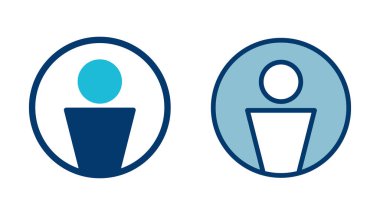 Kullanıcı Simgesi vektörü beyaz arkaplanda izole edildi. İnsan imzası. insanlar simgesi. 