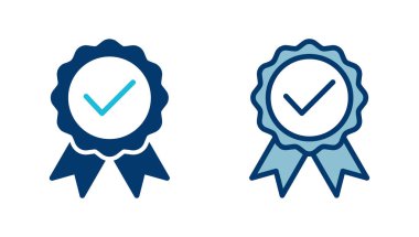 Beyaz arkaplanda izole edilmiş simge vektörüne ulaş. Ödül vektör ikonu. Madalya Vektör ikonu. - Başarı. damga