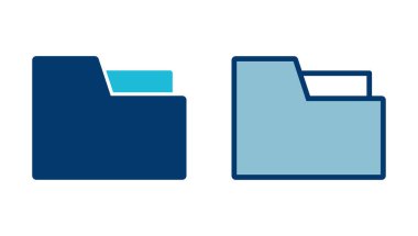 Dizin Simgesi vektörü beyaz arkaplanda izole edildi. Dizin ve belge Simgesi. simge arşivi