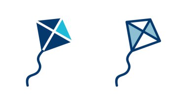 Kite simgesi vektörü beyaz arkaplanda izole edildi. Uçurtma vektör simgesi.