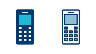 Telefon simgesi vektörü beyaz arkaplanda izole edildi. Telefon vektör simgesi. Cep telefonu. Telefon ikonu. Cep telefonu