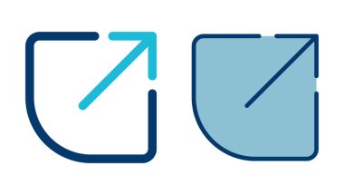 Beyaz arkaplanda izole edilmiş simge vektörünü paylaş. Vektör simgesini paylaş