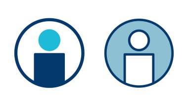 Kullanıcı Simgesi vektörü beyaz arkaplanda izole edildi. İnsan imzası. insanlar simgesi. 