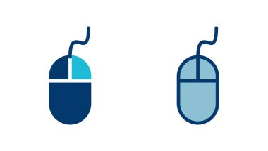 Bilgisayar Fare Simgesi vektörü beyaz arkaplanda izole edildi. Bilgisayar fare vektör simgesi