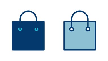 Alışveriş poşeti ikon vektörü beyaz arkaplanda izole edildi. Alışveriş poşeti vektör simgesi. Sepet simgesi