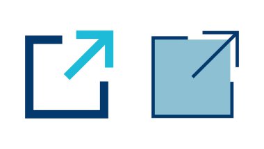 Beyaz arkaplanda bağlantı simgesi vektörü izole edildi. Bağlantı vektör simgesi. Dış bağlantı sembolü vektör simgesi. Hiper Bağlantı sembolü