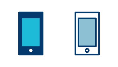 Telefon simgesi vektörü beyaz arkaplanda izole edildi. Telefon vektör simgesi. Cep telefonu. Telefon ikonu. Cep telefonu