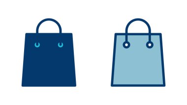 Alışveriş poşeti ikon vektörü beyaz arkaplanda izole edildi. Alışveriş poşeti vektör simgesi. Sepet simgesi