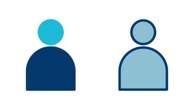 Kullanıcı Simgesi vektörü beyaz arkaplanda izole edildi. İnsan imzası. insanlar simgesi. 