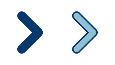 Ok simgesi vektörü beyaz arkaplanda izole edildi. Ok sembolü. Ok vektör simgesi