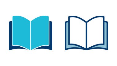 Kitap simgesi vektörü beyaz arkaplanda izole edildi. Kitap vektör simgesi. Kitap simgesi