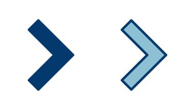 Ok simgesi vektörü beyaz arkaplanda izole edildi. Ok sembolü. Ok vektör simgesi