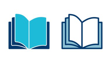 Kitap simgesi vektörü beyaz arkaplanda izole edildi. Kitap vektör simgesi. Kitap simgesi