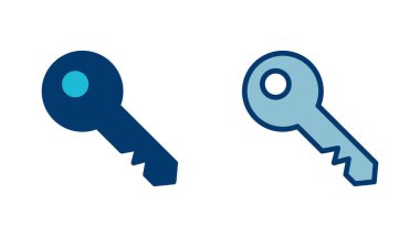 Anahtar simge vektörü beyaz arkaplanda izole edildi. Anahtar vektör simgesi. Anahtar sembol. güvenlik