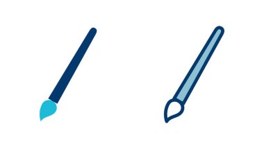 Beyaz arkaplanda izole edilmiş resim simgesi vektörü. Fırça vektör simgesini boya. Boya silindiri simgesi