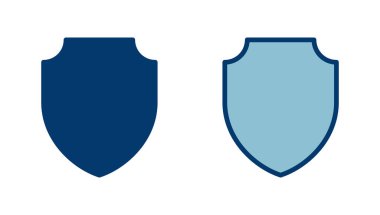 Kalkan vektör simgesi beyaz arkaplanda izole edildi. Koruma ikonu vektörü. Güvenlik vektör simgesi