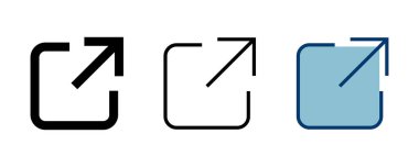 Beyaz arkaplanda bağlantı simgesi vektörü izole edildi. Bağlantı vektör simgesi. Dış bağlantı sembolü vektör simgesi. Hiper Bağlantı sembolü