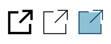 Beyaz arkaplanda bağlantı simgesi vektörü izole edildi. Bağlantı vektör simgesi. Dış bağlantı sembolü vektör simgesi. Hiper Bağlantı sembolü