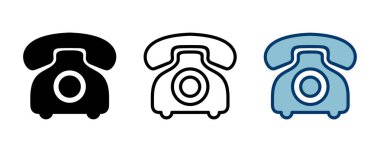 Telefon simgesi vektörü beyaz arkaplanda izole edildi. Telefon simgesi vektörü. Simge vektörünü ara.