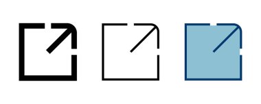 Beyaz arkaplanda bağlantı simgesi vektörü izole edildi. Bağlantı vektör simgesi. Dış bağlantı sembolü vektör simgesi. Hiper Bağlantı sembolü