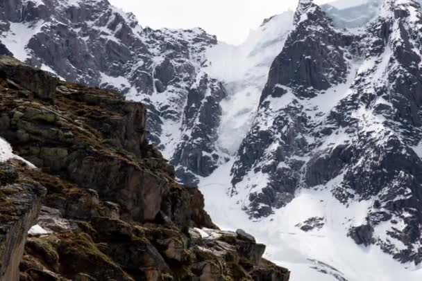 Snow Mountains High Mountain — Vídeo de stock