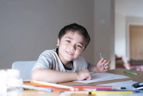 Εκπαίδευση Έννοια Παιδί Σχολείο Χρησιμοποιώντας Γκρι Χρώμα Στυλό Σχέδιο Σκίτσο — Φωτογραφία Αρχείου