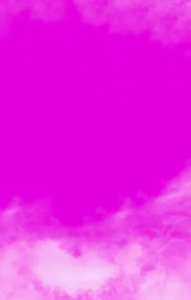 Viva Magenta Himmel Weiße Flauschige Wolken Bright Dramatic Sunset Sky — Stockfoto