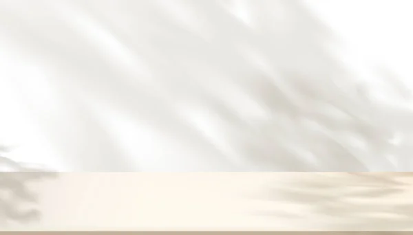 จอแสดงผลพ นหล งผน ขาว ใบม ดโกนวางซ อนก นบนห องช เบจ — ภาพเวกเตอร์สต็อก