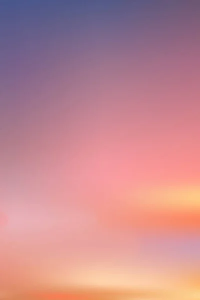 夏の空 カラフルな夕日の背景 ピンクと日の出 オレンジ 夕方に海のビーチで紫 春のためのロマンチックな空の日光の垂直性質 夏の携帯電話の壁紙 — ストックベクタ