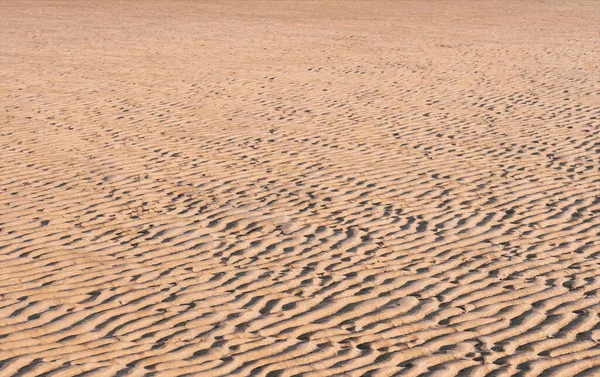 Sfondo Texture Sabbia Estate Modello Onde Sabbia Dune Spiaggia Mare — Foto Stock