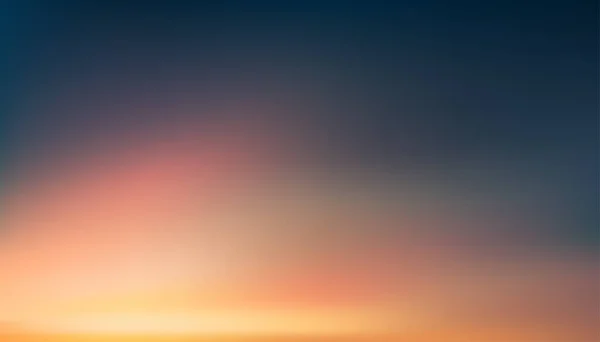 Sunset Sky Achtergrond Zonsopgang Met Geel Roze Oranje Blauwe Hemel — Stockvector