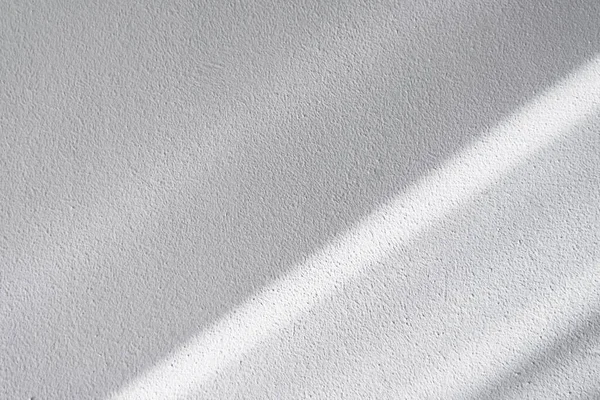 Shadow Striped Diagonal Sunlight Reflection Window White Wall Cement Rough — Stock Photo, Image