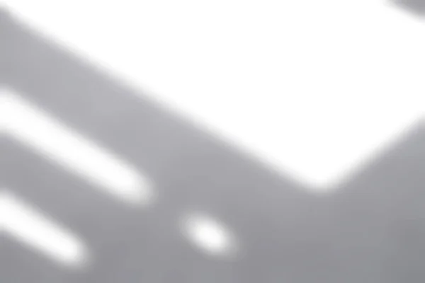 Sombra Embaçada Reflexão Luz Parede Branca Sombras Moldura Janela Efeitos — Fotografia de Stock