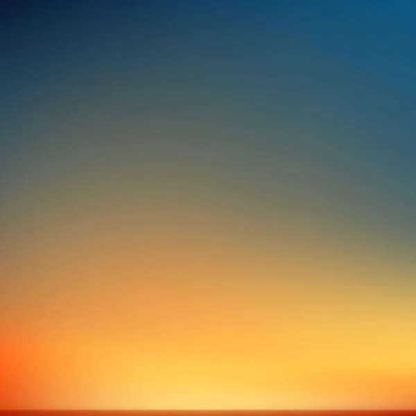 Večer Zapadající Obloha Oranžovou Žlutou Fialovou Barvou Soumrak Nebeská Krajina — Stockový vektor