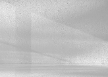 Beyaz Arkaplan. Wall Studio Boş Gri Oda Arkaplanı Işıklı, Masaüstü Yüzey Dokusunda Gölge Bırakıyor, Arka Arkaplan Moda Podyum Tasarımı Bahar Yazı için hazırlanan ürünleri göstermek için