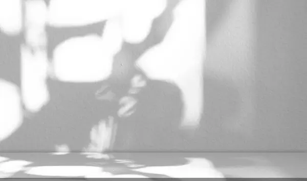 นหล งสต โอส เทาท แสง งเงาไว บนผน เมนต จอแสดงผลห องขาวว — ภาพถ่ายสต็อก
