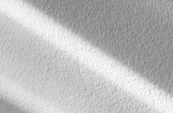 Biała Ściana Cement Szorstka Tekstura Tło Tło Pokój Wyświetlacz Shadow — Zdjęcie stockowe