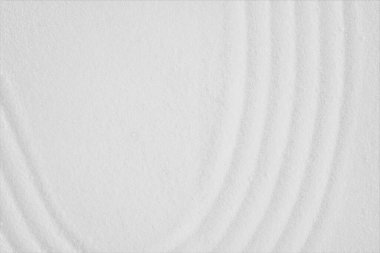 Konsept gibi Zen, Whit Kum dokusu basit ruhani desenler, eş merkezli daireler ve kumlu yüzey zemininde paralel çizgiler olan Japon Zen Bahçesi, Harmony, Meditasyon
