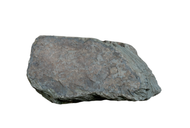 Rock Stone podyumu Ürün Ekranı için izole edilmiş arka plan kaba doku yüzeyi ile Rock Cliff, dağın bir parçası olan doğal taş oluşumu, Kaya Denizi elementi