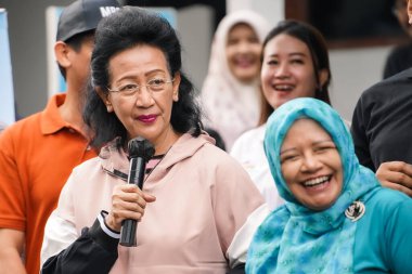 Gusti Kanjeng Ratu Hemas or real name Tatiek Dradjad Supriastuti, giving a speech or speech. : Yogyakarta, Indonesia - 05 January 2023