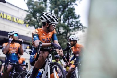 Mula Cycling Team is a UCI Continental Indonesia cycling team that was founded in 2017, in preparation for starting the Tour de Ambarrukmo. : Yogyakarta - Indonesia, February 11, 2022