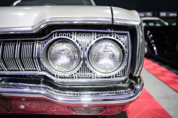 Closeup Classic Car Headlights — Stock Photo, Image