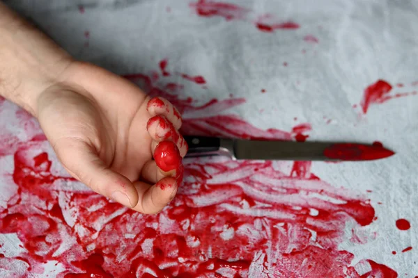 อบนพ นหล งเหย งเล อดท าเนา การฆาตกรรมฆาตกรรม การท ายแนวค ดการฆาตกรรมในประเทศ — ภาพถ่ายสต็อก