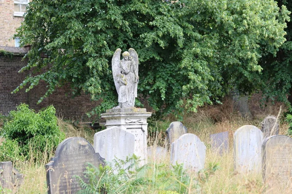 Cementerio Brompton Londres Reino Unido Pintoresca Foto Antiguo Cementerio Verano — Foto de Stock