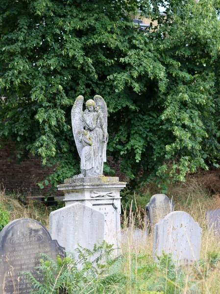 Brompton Cemetery London Picturesque Photo Old Cemetery Summer Tranquil Scenery — Stock Photo, Image
