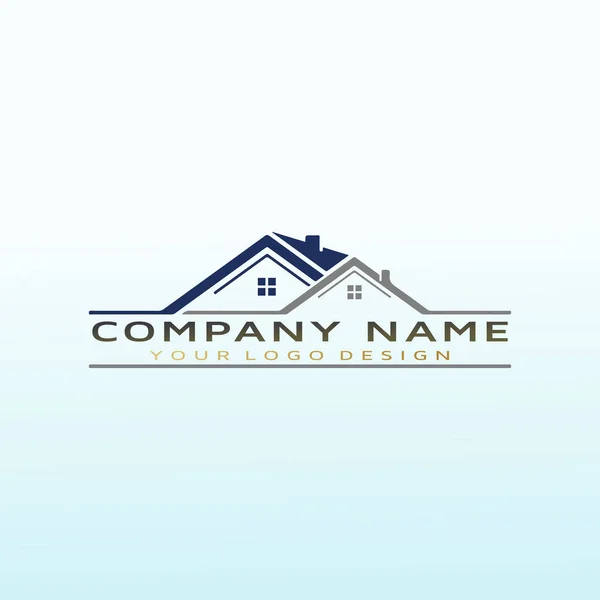 Logotipo Para Nosso Construtor Imobiliário Carta Comercial —  Vetores de Stock