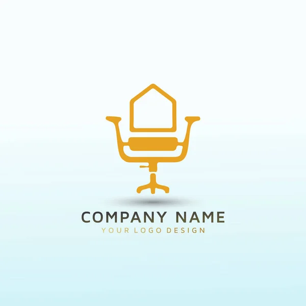Design Logotipo Para Escritórios Atendidos — Vetor de Stock